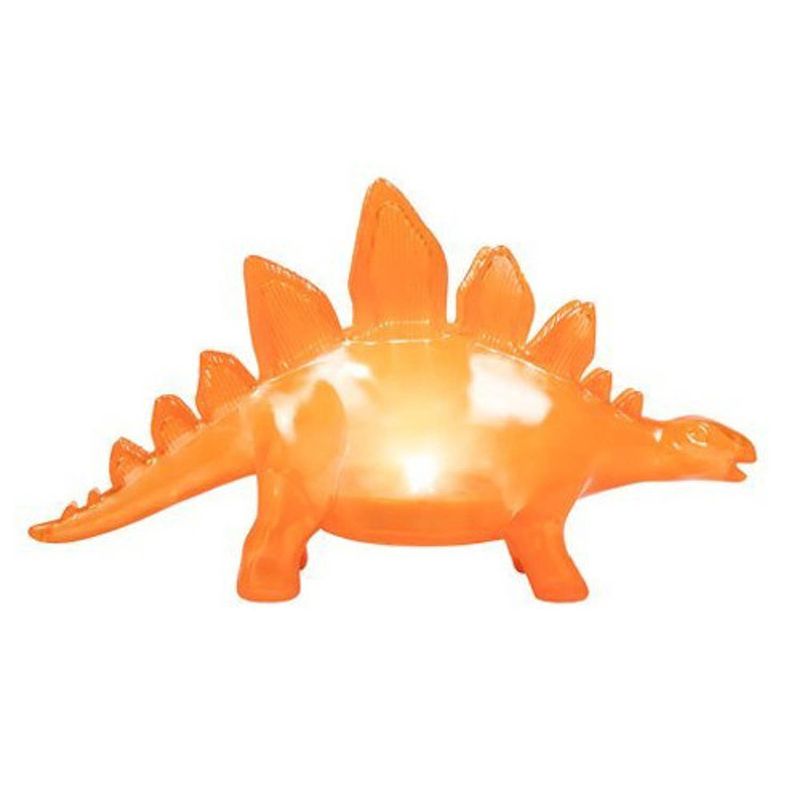 Foto van Fizz creations nachtlamp stegosaurus junior 25,5 x 14 cm oranje