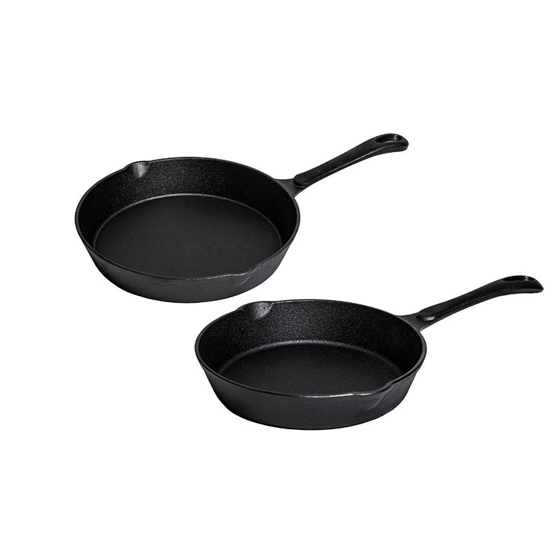 Foto van Gietijzeren skillet pan combi set smokin's flavours