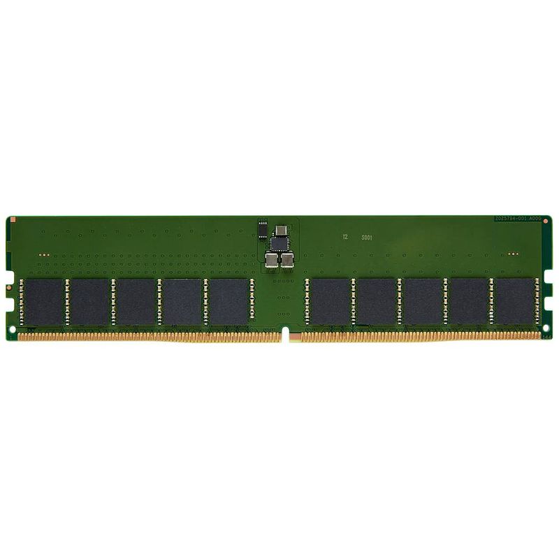 Foto van Kingston neu werkgeheugenmodule voor pc ddr5 32 gb 1 x 32 gb ecc 288-pins dimm cl40 ktl-ts548e-32g