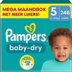 Foto van Pampers - baby dry - maat 5 - mega maandbox - 246 luiers