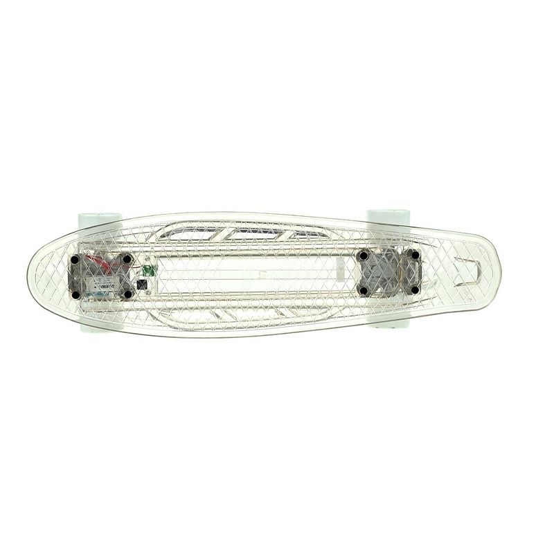 Foto van Toi-toys verlicht skateboard incl. accu 55 cm transparant