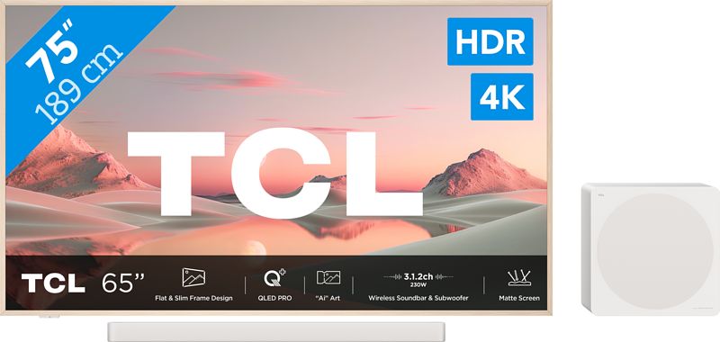 Foto van Tcl 75a300 pro next frame