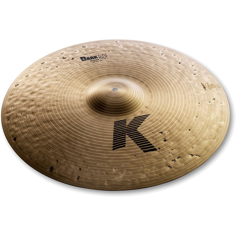 Foto van Zildjian k family dark medium ride 22 inch ride bekken