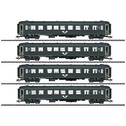 Foto van Märklin 43788 h0 set van 4 personenrijtuigen b1 van de sj