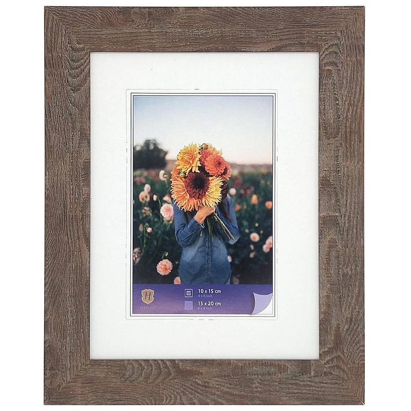 Foto van Henzo fotolijst - dahlia - fotomaat 15x20 cm - bruin