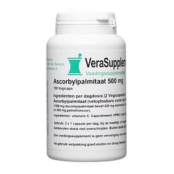 Foto van Verasupplements ascorbylpalmitaat 500mg capsules