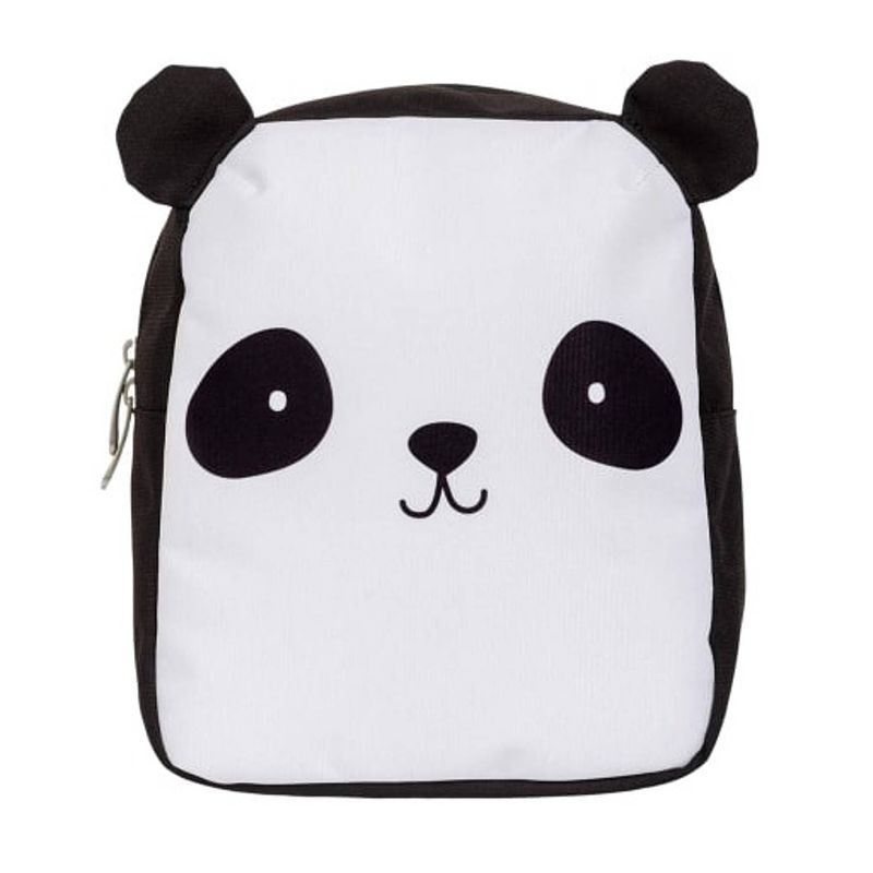 Foto van A little lovely company rugzak panda junior 5,5 liter polyester zwart/wit