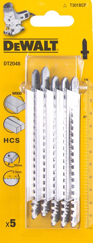 Foto van Dewalt  5-delige decoupeerzaagbladenset t301bcp (hout)