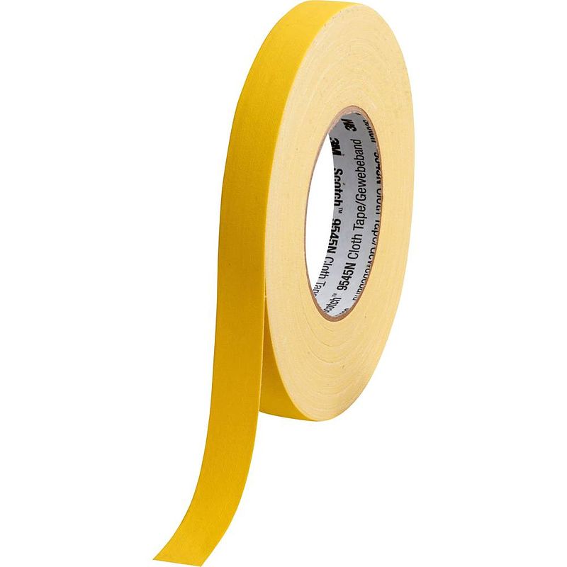 Foto van 3m 3m 9545ny19 textieltape scotch geel (l x b) 50 m x 19 mm 1 stuk(s)