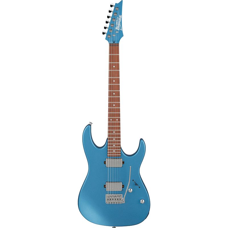 Foto van Ibanez grx120sp gio metallic light blue matte elektrische gitaar