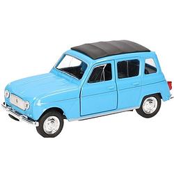 Foto van Schaalmodel renault 4 blauw 11,5 cm - speelgoed auto's