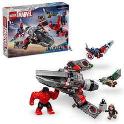 Foto van Lego marvel captain america vs. rode hulk duel 76292