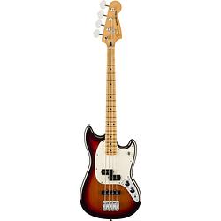 Foto van Fender player ii mustang bass pj mn 3-color sunburst elektrische basgitaar