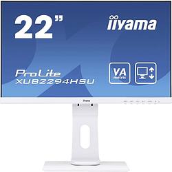 Foto van Iiyama prolite xub2294hsu-w1 led-monitor 54.6 cm (21.5 inch) energielabel e (a - g) 1920 x 1080 pixel full hd 4 ms hdmi, displayport, vga, usb 2.0,