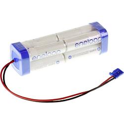 Foto van Panasonic eneloop doppelwürfel f2x2x2 futaba accupack aantal cellen: 8 batterijgrootte: aa (penlite) kabel, stekker nimh 9.6 v 1900 mah