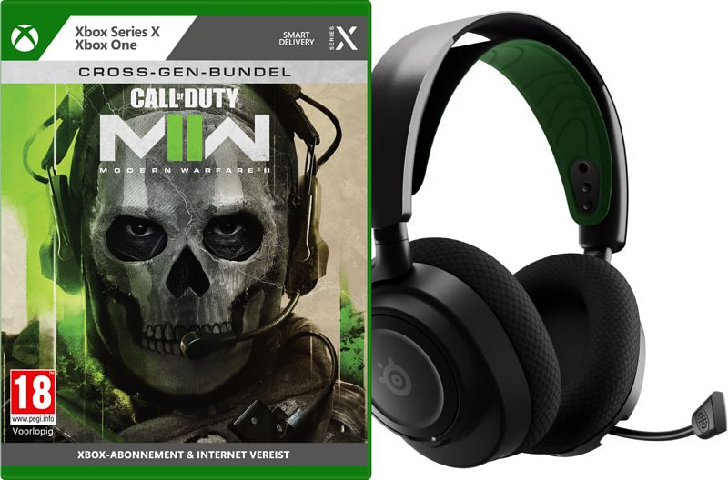 Foto van Call of duty xbox one/series x + steelseries arctis nova 7x