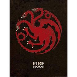 Foto van Pyramid game of thrones targaryen kunstdruk 60x80cm