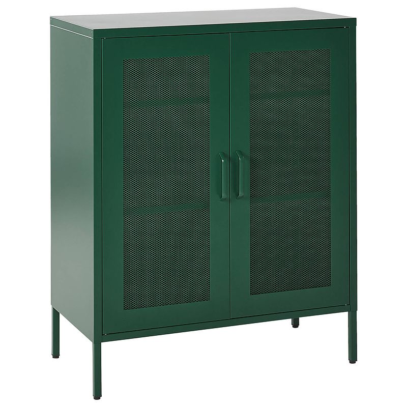 Foto van Beliani wakatipu - sideboard-groen-staal