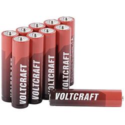 Foto van Voltcraft industrial lr03 aaa batterij (potlood) alkaline 1350 mah 1.5 v 10 stuk(s)