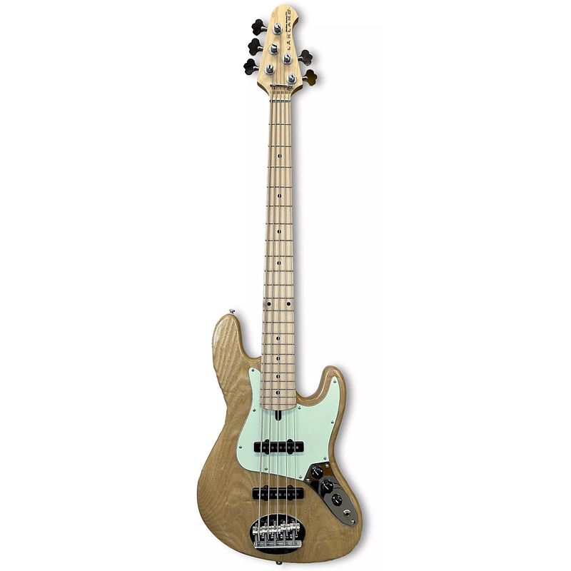 Foto van Lakland skyline 55-60 natural gloss 5-snarige elektrische basgitaar