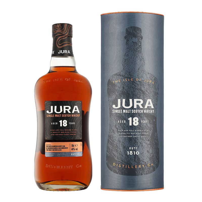 Foto van Jura 18 years wine cask 70cl whisky + giftbox