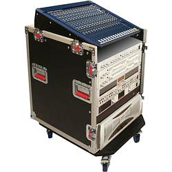 Foto van Gator cases g-tour-grc12x12 houten 12u-12u combi flightcase voor mixers