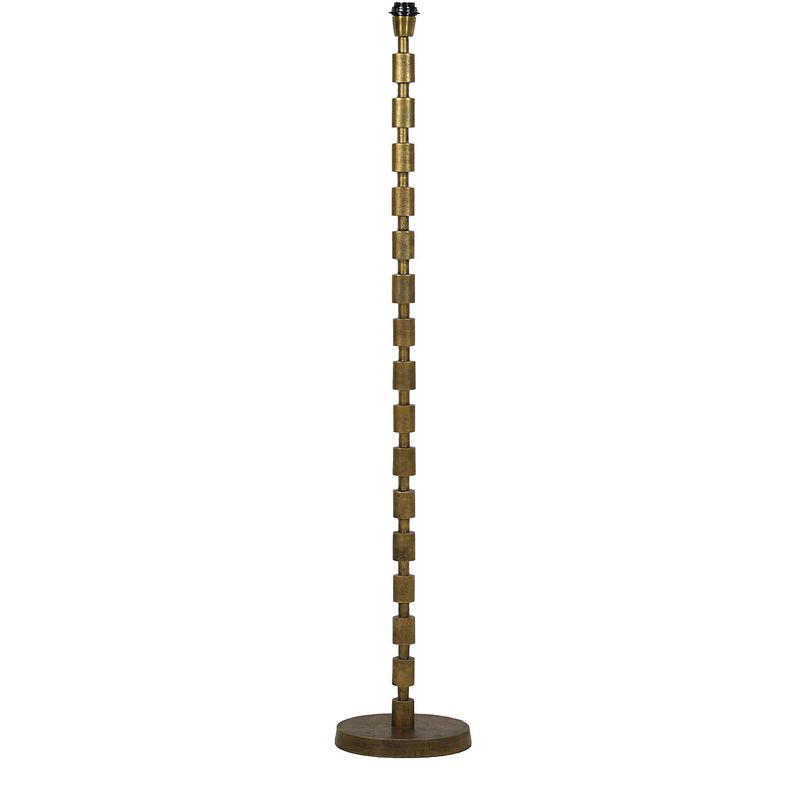 Foto van Light & living - vloerlamp malinda - 25.5x18x138cm - brons