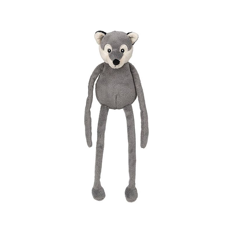 Foto van Pluche dieren knuffels wolf van 33 cm - knuffeldier