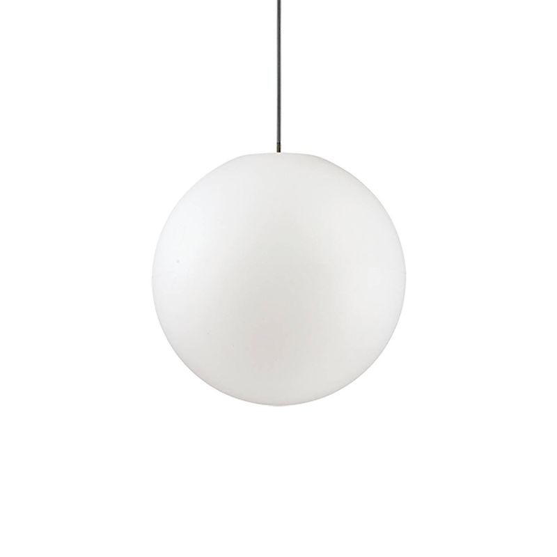 Foto van Ideal lux - sole - hanglamp - metaal - e27 - wit