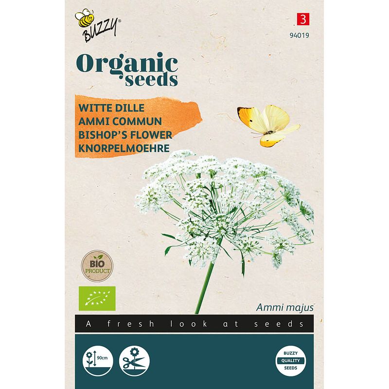 Foto van Buzzy - organic ammi majus bio