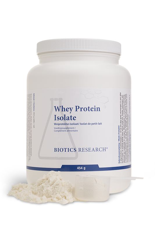 Foto van Biotics whey proteine isolate powder