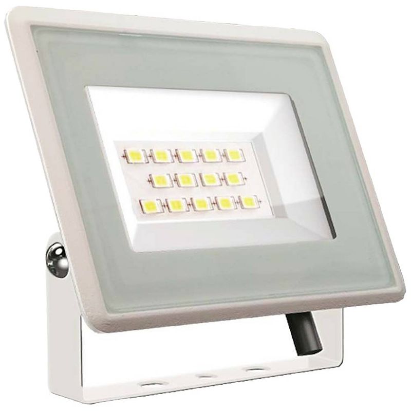 Foto van V-tac vt-4914-w 6730 led-buitenschijnwerper energielabel: f (a - g) 10.00 w warmwit