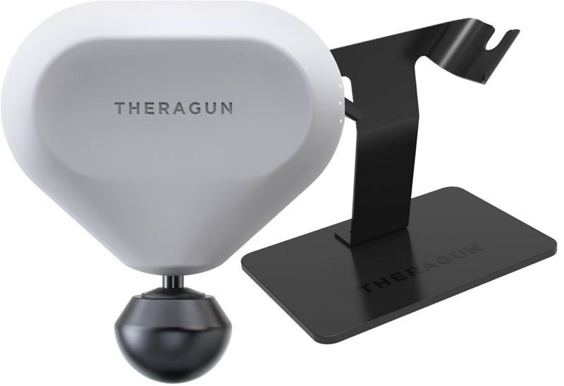 Foto van Theragun mini wit + theragun mini stand