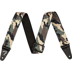 Foto van Fender camo strap woodland gitaarband 2 inch