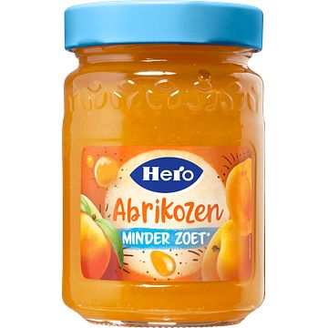 Foto van Hero jam minder zoet abrikozen 325g bij jumbo