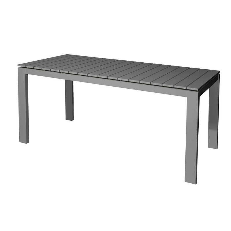 Foto van Morris table 160x80x75 cm alu anthracite