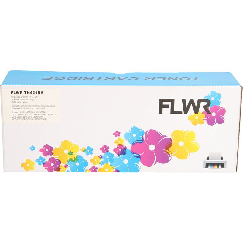 Foto van Flwr brother tn-421 zwart toner