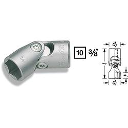 Foto van Hazet hazet 880g-17 dop (zeskant) kniegewrichtsleutelinzet 17 mm 3/8 (10 mm)