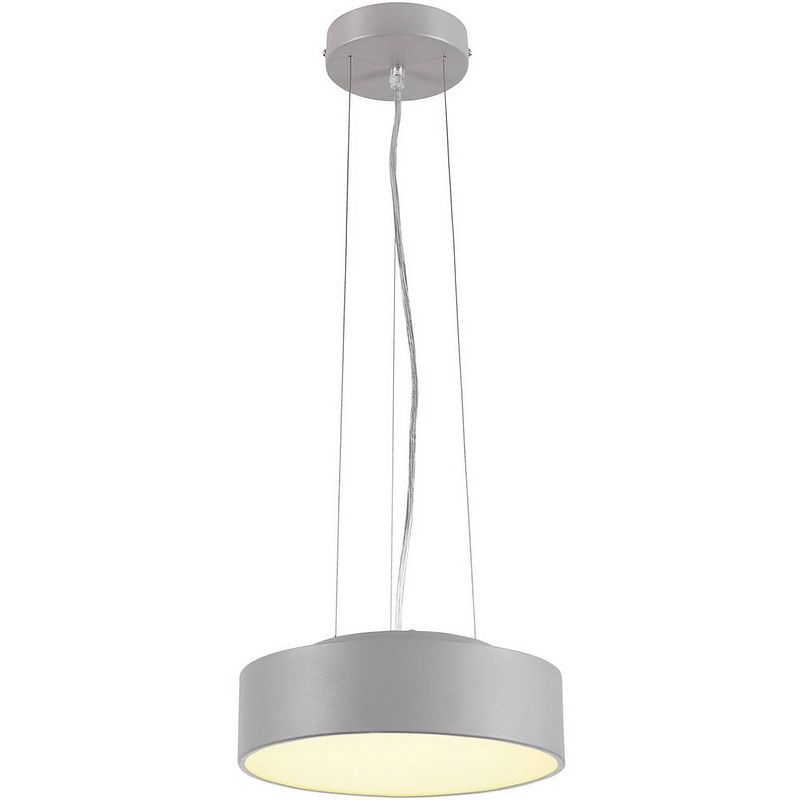 Foto van Slv 1000857 slv led-plafondlamp 15 w zilver-grijs