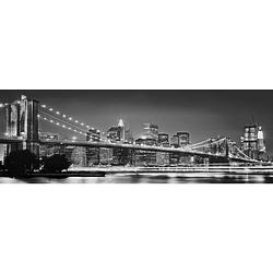 Foto van Komar brooklyn bridge fotobehang 368x127cm 4-delen