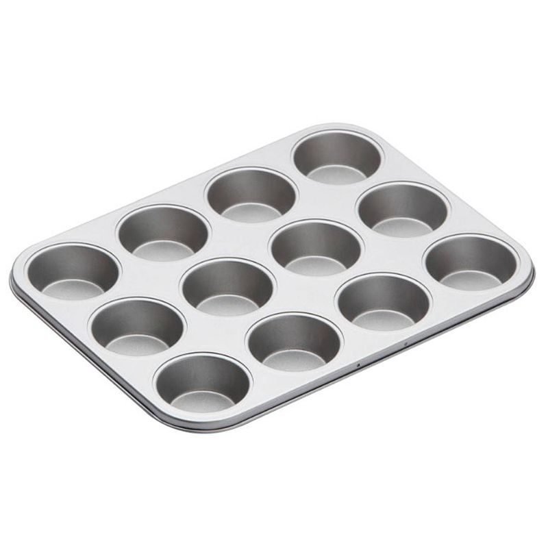 Foto van Kitchencraft bakvorm 35 x 27 x 3 cm carbonstaal zilver