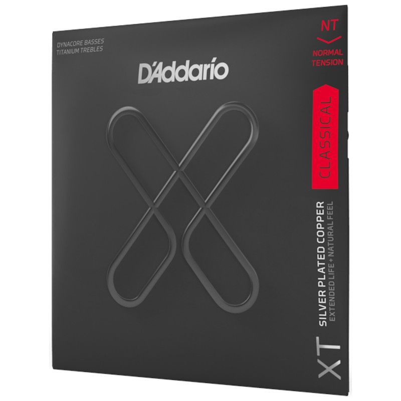 Foto van D'saddario xtc45tt dynacore titanium normal tension coated snaren voor klassieke gitaar