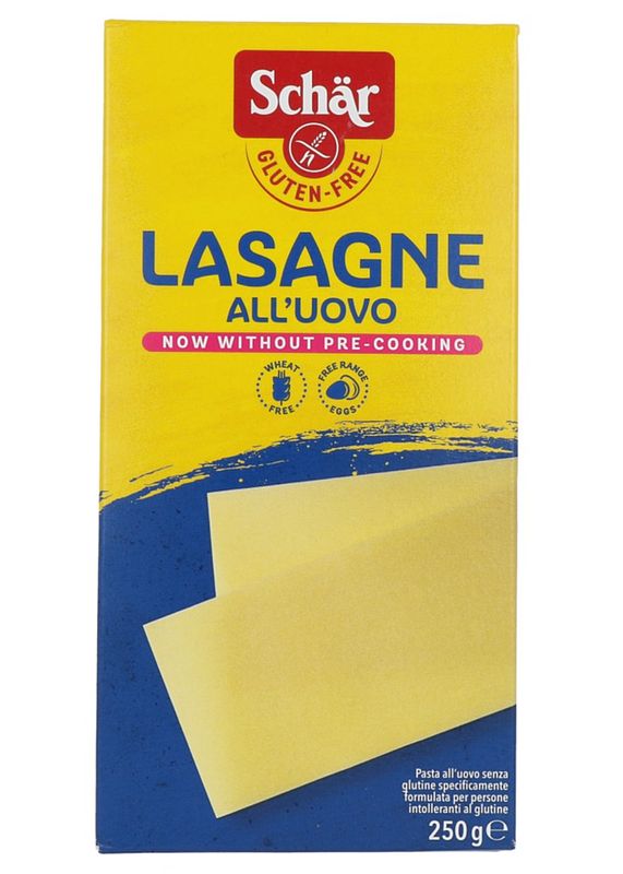 Foto van Schär pasta glutenvrije lasagne all'suovo