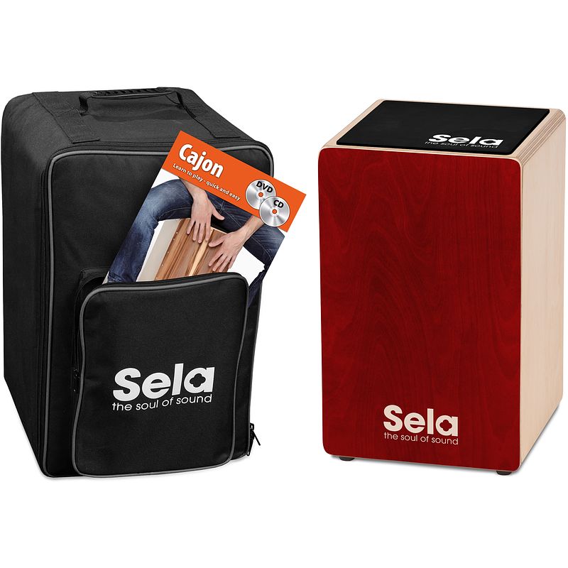 Foto van Sela se 186 fr primera red bundle cajon set + tas, pad, franstalig boek