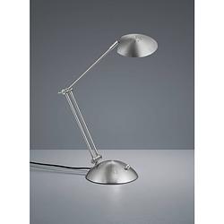 Foto van Moderne tafellamp calcio - metaal - grijs