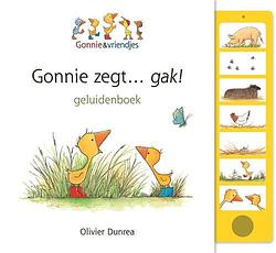 Foto van Gonnie zegt... gak! (geluidenboek) - olivier dunrea - hardcover (9789025767952)