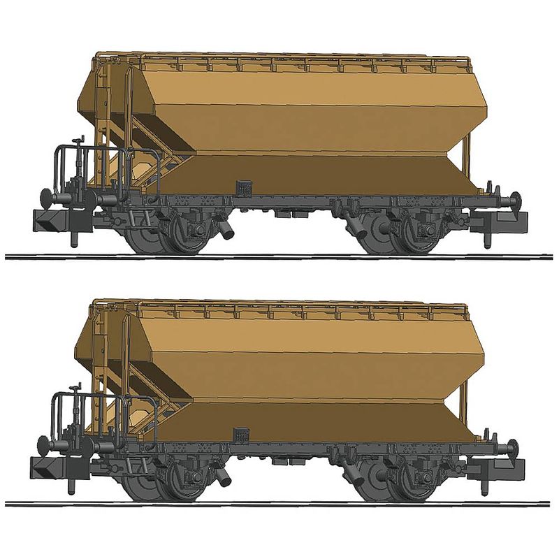 Foto van Fleischmann 830310 n set van 2 graansilos van de bls