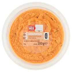 Foto van 3 voor € 6,00 | jumbo houmous geroosterde paprika 200g aanbieding bij jumbo