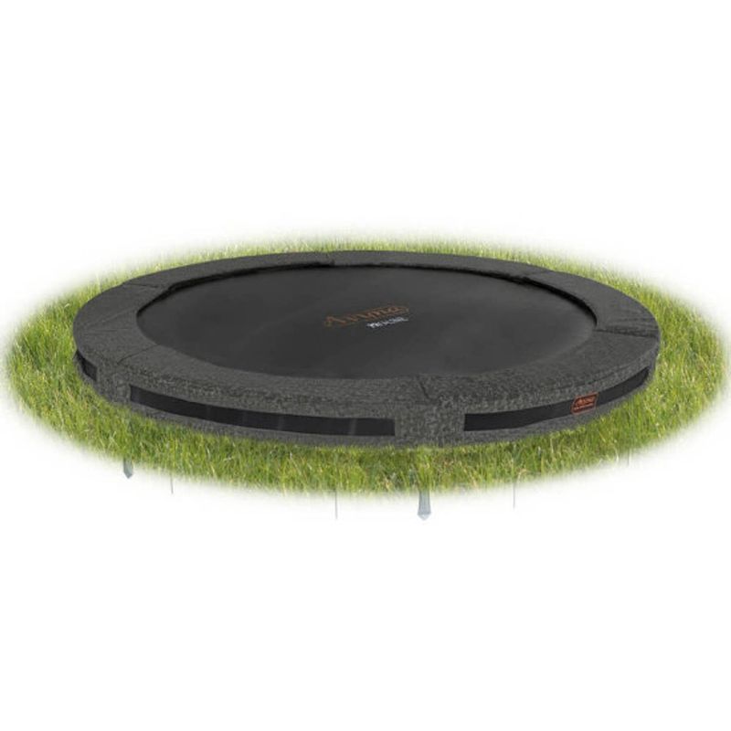 Foto van Avyna pro-line inground ronde trampoline ø 365 cm camouflage