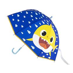 Foto van Kinder paraplu baby shark blauw 71 cm - paraplu'ss